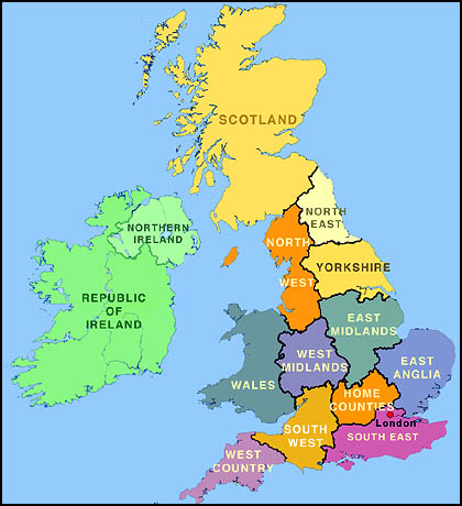 UK map of liquid flowing screed installers. Click on the selected area for contact details.